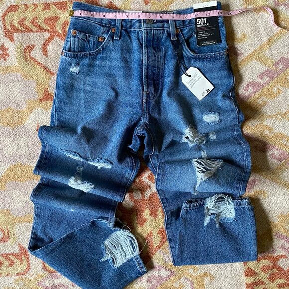 LEVI'S : 501 Original Fit Women's Jeans (Size: 24x30) NWT - Picture 10 of 12